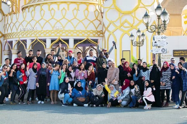 CU Ajman students visit Global Village
