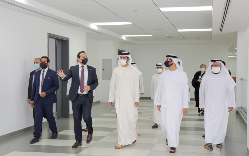 City University Ajman welcomed His Highness Sheikh Rashid bin Humaid Al Nuaimi, Chairman of the Board of Trustees, and His Excellency Eng. Hussain bin Ibrahim Al Hammadi, Minister of Education.